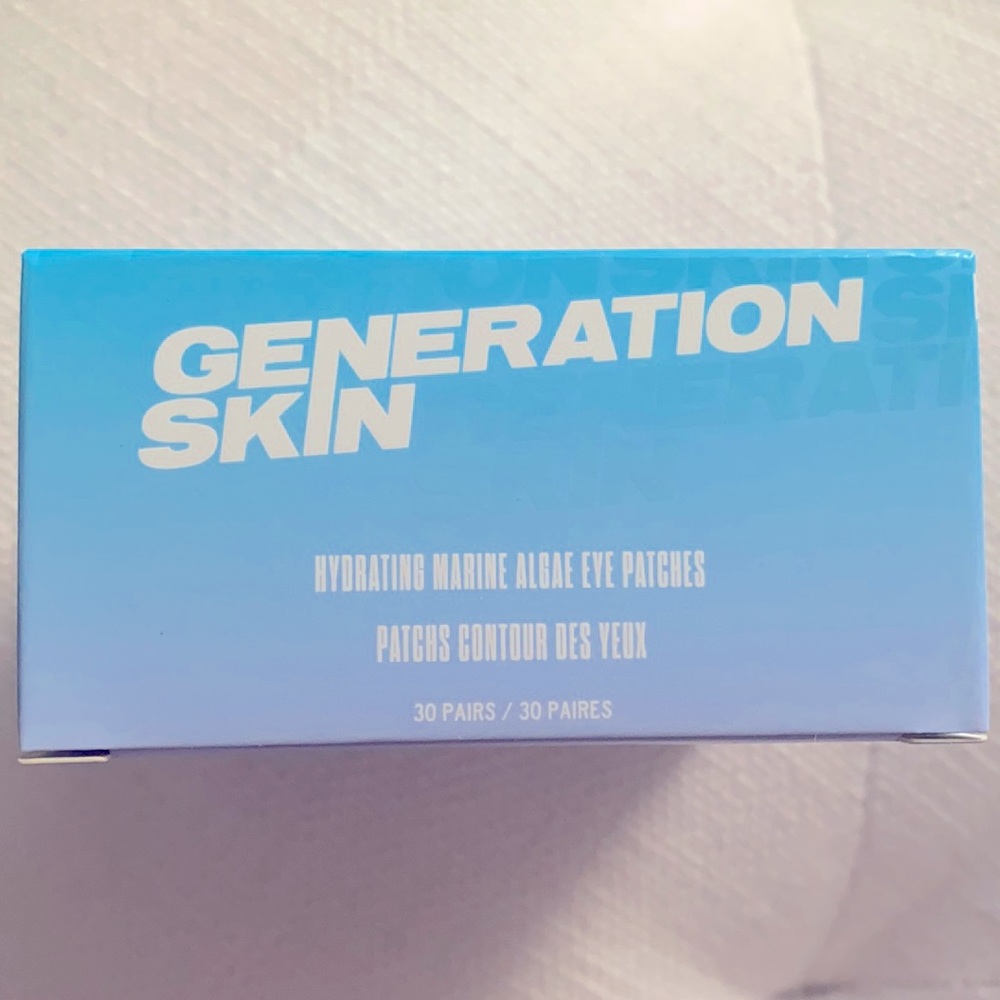 Generation skin hydrating marine algae eye patches